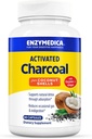 Enzymedica, carbón activado, reduce el gas ocasional, la hinchazón " , soporta la desintoxicación natural, 60 cuenta