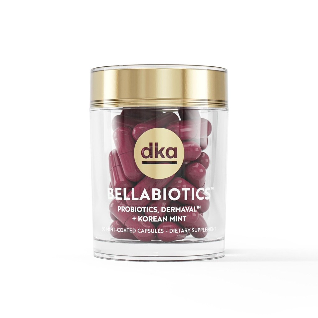 Dr. Kellyann Bellabiotics Cápsulas Probióticas para la Digestión " Skin Health (30 Cápsulas) – Apoya Gut " Skin Health