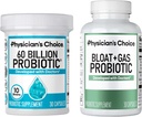 Physician's CHOICE Bloat &amp; Gas Probiotic 30ct + 60 Billion Probiotic 30ct - Digestive Wellness Bundle