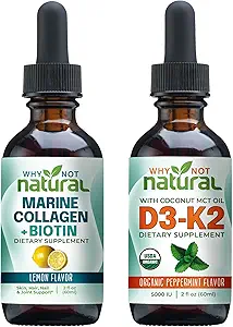 ¿Por qué no colágeno líquido natural y gotas de vitamina D3 K2