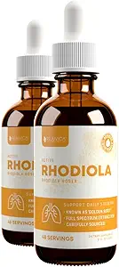 Active Rhodiola - Rhodiola Root Extract with Natural Rosavins - Liquid Delivery for Better Absorption - Supports Energy & Stress