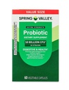 Spring Valley Extra Strength Probiotic Vegetable Capsules for Digestive Health (10 Billion - 60 Count)