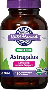La cosecha silvestre de Oregón no certificado orgánico Astragalus Capsules de largo plazo Apoyo Herbal Suplementos-180 Conde