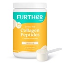 Further Food Vanilla Collagen Peptides Powder with Tremella Mushroom – 100% Grass-Fed, Hydrolyzed Type 1 & 3, 20g of Collagen per Serving, Supports Skin, Hair, Nails & Joints, 10.37 Oz