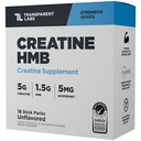 Transparent Labs Creatine HMB Stick Packs a Unflavored (15 Single-Serving Packets)