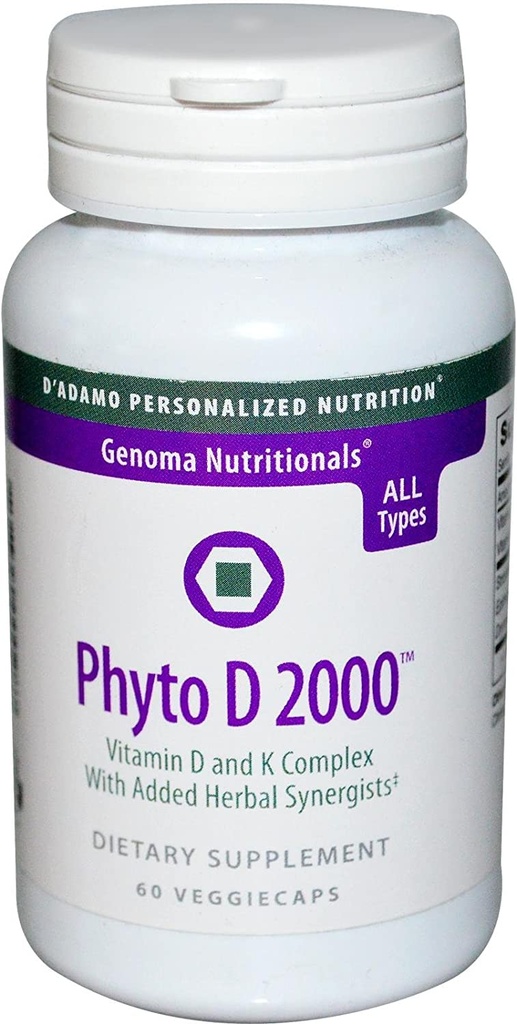 D'Adamo Personalized Nutrition Phyto D 2000 60 Vcaps