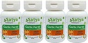 Cápsulas de Forte de Ajo 500 mg. 60 Vég. Cápsula ANTE LAHsan (Allium Sativum) Extracto Cápsulas para Hombres y Mujeres ANTE Ayurvedic Herbal Suplemento/Remedios ANTE 10:1 Forte (4 Botellas de 60 Cápsulas)