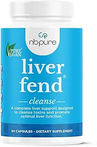nbpure Liver Fend Liver Detox and Cleanse Milk Thistle and Liver Support Supplement, 90 Count