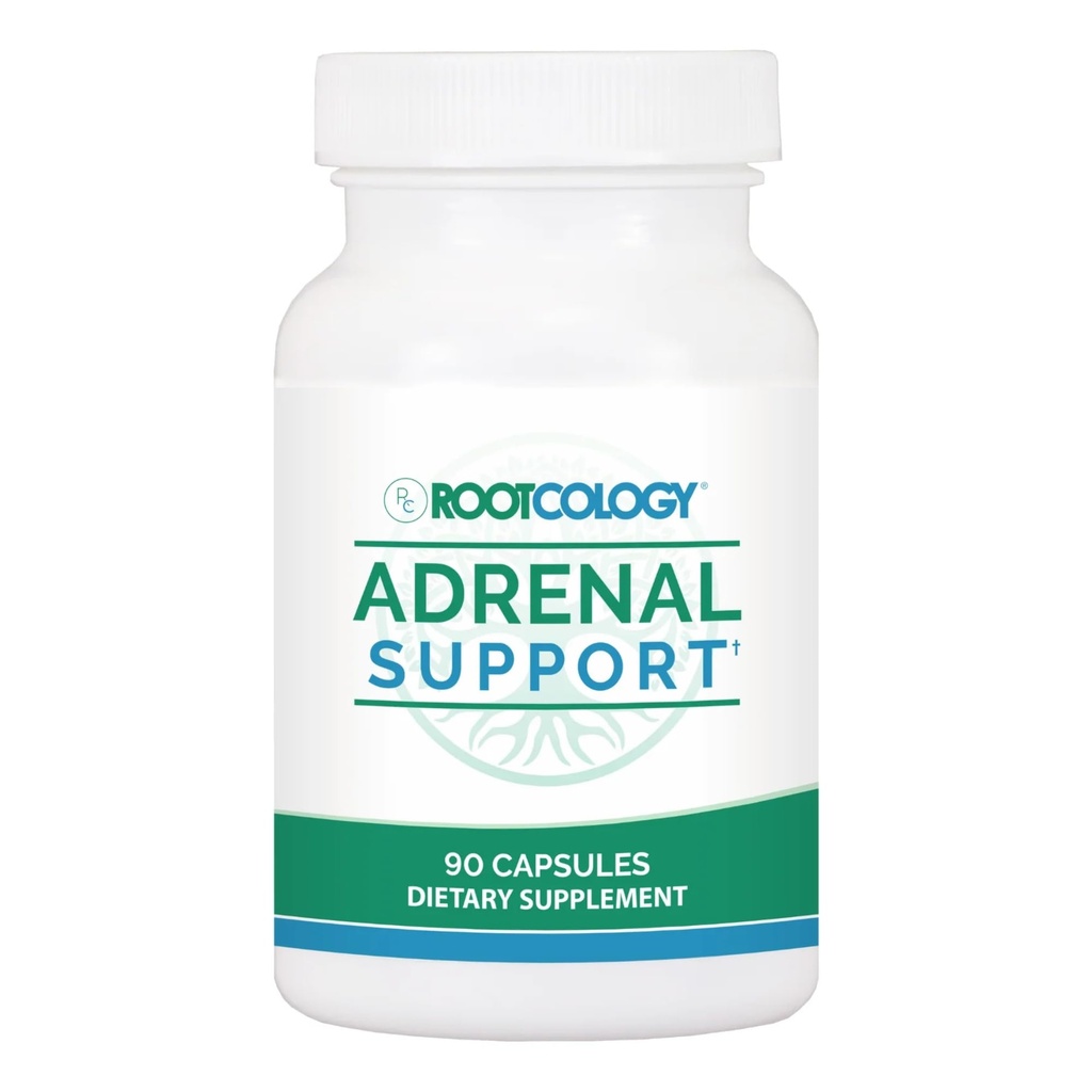 Rootcology by Dr. Izabella Wentz | Adrenal Support | Adaptogenic Herbal Formula with Vitamin B6, Licorice & N-Acetyl-L-Tyrosine | 90 Capsules