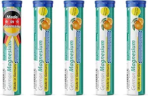 Suplemento de óxido de magnesio alemán ← Tablas efervescentes ← Orange Flavor – 200 mg Magnesium per Serving ← Sugar Free, Vegan – TácD Pharma – Made in Germany