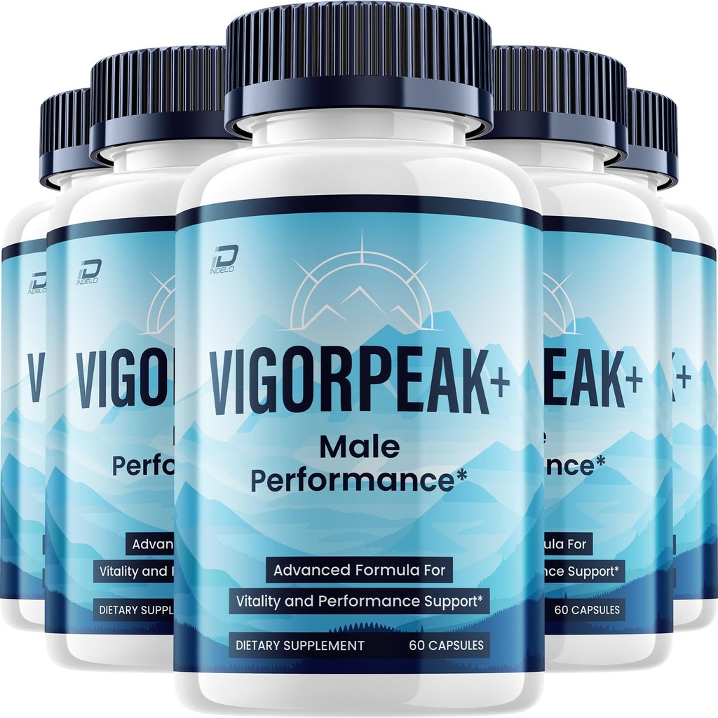 VigorPeak Capsules – Vigor Peak Pills Natural Ingredients Advanced Formula Maximum Strength, Reviews - 5 Pack - 300 Capsules