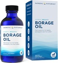 Nordic Naturals Nordic Beauty Borage Oil, Unflavored - 4 Ounces - Borage Seed Oil, Unique Omega-6 para la piel sana e hidratada, 480 Milligrams of GLA - Non-GMO - Vegan, 48 Servings