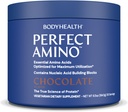 BodyHealth PerfectAmino Powder - BCAA and EAA Powder for Pre and Post Workout - Amino Acid Energy Drink for Hombres and Women to Support Lean Muscle and Recovery - Chocolate - 30 Servings