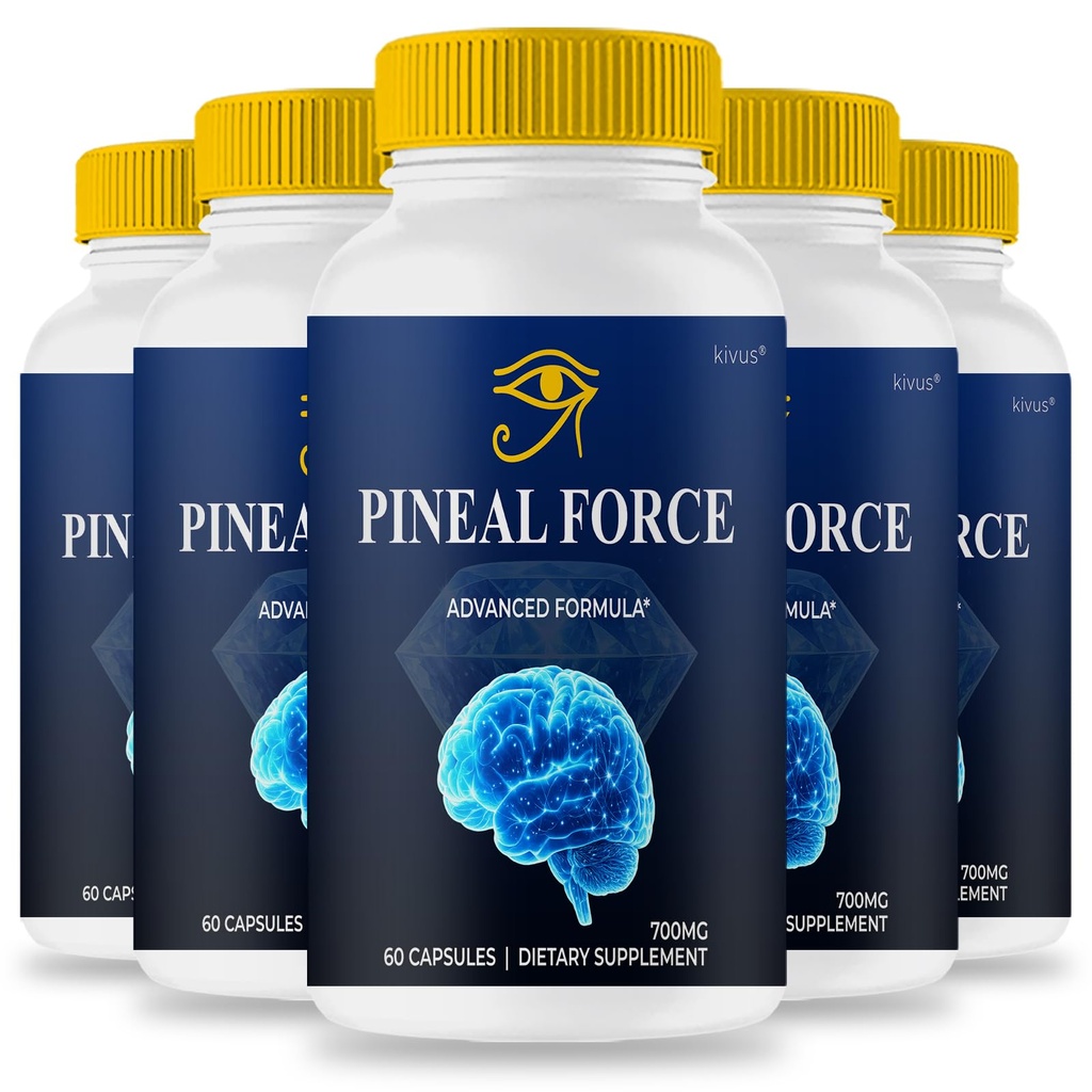 kivus PinealForce - Pineal Force Premium Formula Capsules (5 Pack, 300 Count)