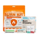 RHINO RESCUE Burn Kit, 4pcs Burn Dressings 4x4, 8pcs Burn Gel Packets 3.5g, 4pcs Burn Pads, First Aid Kit Cooling Soothing Cream Relief with Bandage, Nitrile Gloves, Tijeras, Tape, HSA/FSA Eligible