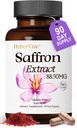 Suplementos de Saffron 88.5MG TENIDO 90 cápsulas Vegan, Happy Saffron Extract for Mood Energy Eye Focus Support for Women &amp; Men, 100% puros ingredientes, hechos en EE.UU., sin gluten