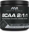 Increíble Muscle BCAA Amino Suplemento Silencio 2:1:1 Ramada Cadena Aminoácidos Ratio Silencioso Silencio Net Weight 500 Grams (1.1 Lb) ← Non-GMO Silencioso libre de gluten Made in USA