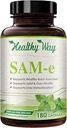 500mg SAM-e Supplement - High Strength 500mg S-Adenosyl-L-Methionine Capsules for Brain Liver and Mood Support - Non-GMO High Absorption Same Supplement (Single)