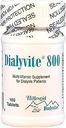 Laboratorios Hillestad Dialyvite 800 Suplemento Multi-Vitamin para Pacientes de Diálisis, 100 Tabletas, Amarillo, Original