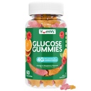 YUM-V'S Glucose Gummies – Fast Acting Glucose Gummy – Great Tasting – Gluten Free, Vegan, Non-GMO – Orange & Berry Natural Flavor – 60 Chewable Gummies for Adults &amp; Kids