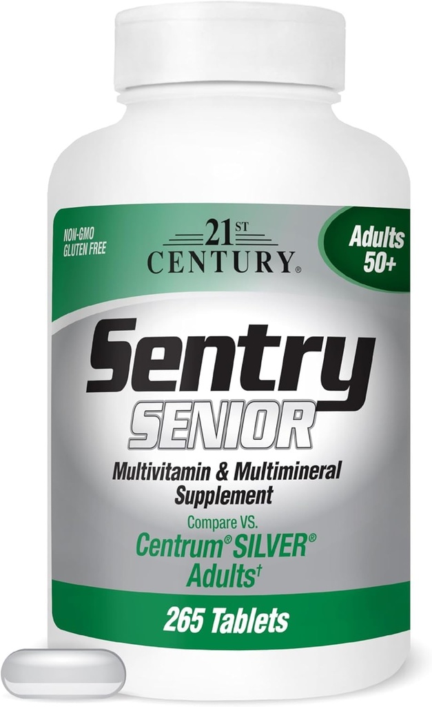 21st Century Sentry Senior Tablets - 265 ct, Pack of 2