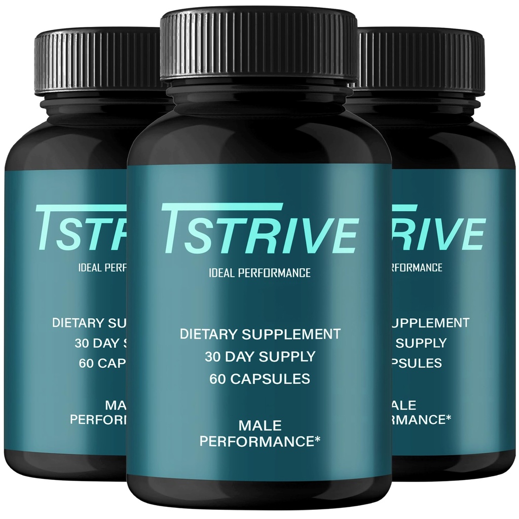 IDEAL PERFORMANCE Tstrive Capsules, Tstrive Pills Reviews (3 Pack)
