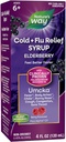 Camino de la Naturaleza Cold + Flu Relief Syrup*, Umcka, Sore Throat, Cough, Congestion, Fever*, Body Aches*, Phenylephrine Free, Homeopathic, Non-Drowsy, Berry Flavored, 4 Fl Oz (Packaging May Vary)
