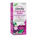Camino de la Naturaleza Cold + Flu Relief Syrup*, Umcka, Sore Throat, Cough, Congestion, Fever*, Body Aches*, Phenylephrine Free, Homeopathic, Non-Drowsy, Berry Flavored, 4 Fl Oz (Packaging May Vary)