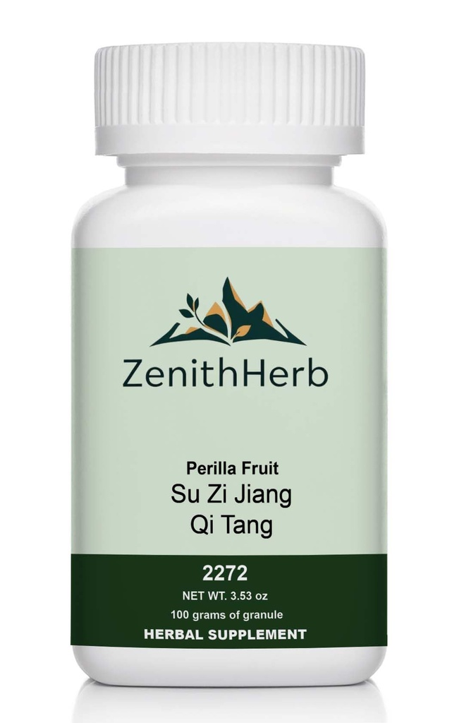 ZenithHerb-Su Zi Jiang Qi Tang/Perilla Fruit, Granule, 100 Grams/Bottle