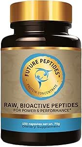 Future Peptides™ Pure Protein: Best Protein Capsules, Amino Acids Raw Food for Pre Workout and Post Workout Supplements. Takes The Place of Whey Protein Powder. Perfect for Crossfit Training.