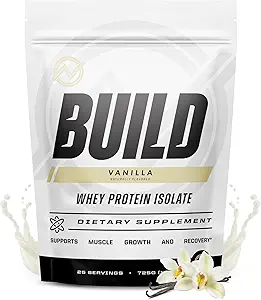 Outwork Nutrition Whey Isolate Protein Powder - Accelerates Muscle Building & Recovery - Low Lactose, Gluten-Free - Post Workout Supplement - Enhanced Protein Synthesis, Vanilla, 1.6lbs