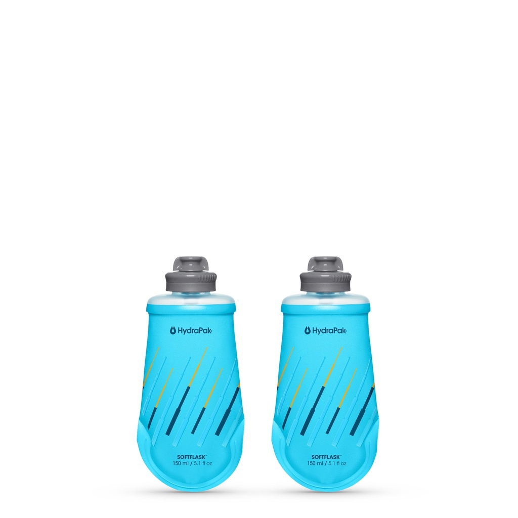 HydraPak SoftFlask - Collapsible Nutrition Flask (150ml or 250ml) - BPA Free, Easy Open Cap, Foldable, Lightweight