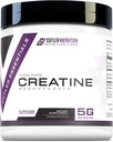 Cutler Nutrition Pure Creatine Monohydrate - 5g Por Serving 50 Servings - Premium Muscle Builder Mejoras Strength Performance & Recuperación - Desarrollado para una mezcla fácil