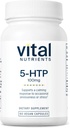 Vital Nutrients 5-HTP 100mg (5-hidroxitryptophan) Silencio Vegan Serotonin Support Suplemento* ← Sleep and Stress Support ⋅ 5HTP and Vitamin B6 ← Gluten, Dairy, Soy Free ← Non-GMO Silencio 60 Capsules