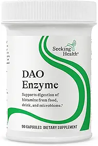 Seeking Health DAO Enzyme - Formerly Histamine Digest, DAO Enzyme Supplement for Histamine Food Intolerance, Supports Digestive Health, Upset Stomach, Vegetarian (90 Capsules)*