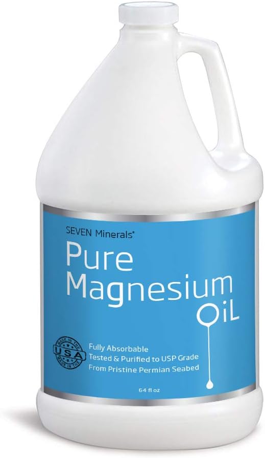 Siete minerales Aceite de Magnesio puro 64 oz