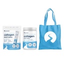 NativePath Collagen Peptides 25 and Collagen Stick Packs Bundle with Tote Bag