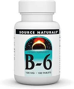 Fuente Naturals Vitamina B-6 100mg, Apoyo al Sistema Inmunitario, 100 Tablets