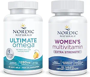 Nordic Naturals Starter Pack - Mujer Multivitamin Extra Strength, Ultimate Omega