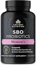 Probióticos de nutrición antiguos para mujeres, Probióticos SBO Apoyo a las mujeres 60ct, Digestivo e Inmunitario, Alivio de Bloating para las mujeres, Libre de gluten, Superfoods Blend, 25 Billion CFUs*
