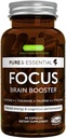 Igennus Focus - Nootropic with 200mg Natural Caffeine, Methylated B Vitamins, L-Theanine, Taurine, L-Tyrosine, Clean Energy, Brain Booster " Cognitive Performance, Non Jittery, 60 cápsulas