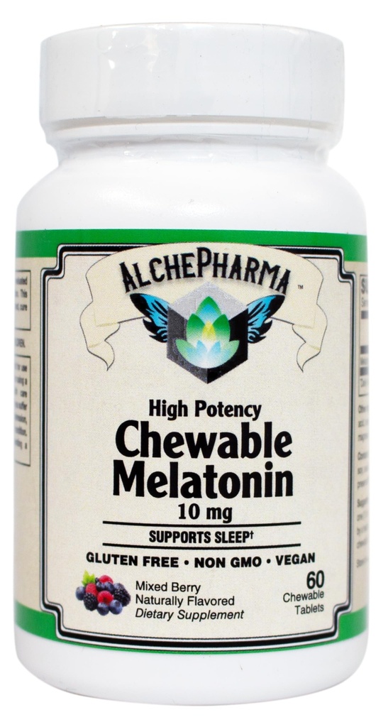 High Potency Chewable Melatonin 10 mg