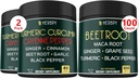 Bundle 7in1 Turmeric Curcumin &amp; 6in1 Beet Root Capsules