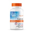 Doctor's Best Lutein Supplement 20mg with Zeaxanthin - Lutein for Eyes, Eye Health Vitamins for Men & Women, Vision and Macular Health Support, Lutemax 2020 Marigold Flower Extract - 60 Softgels