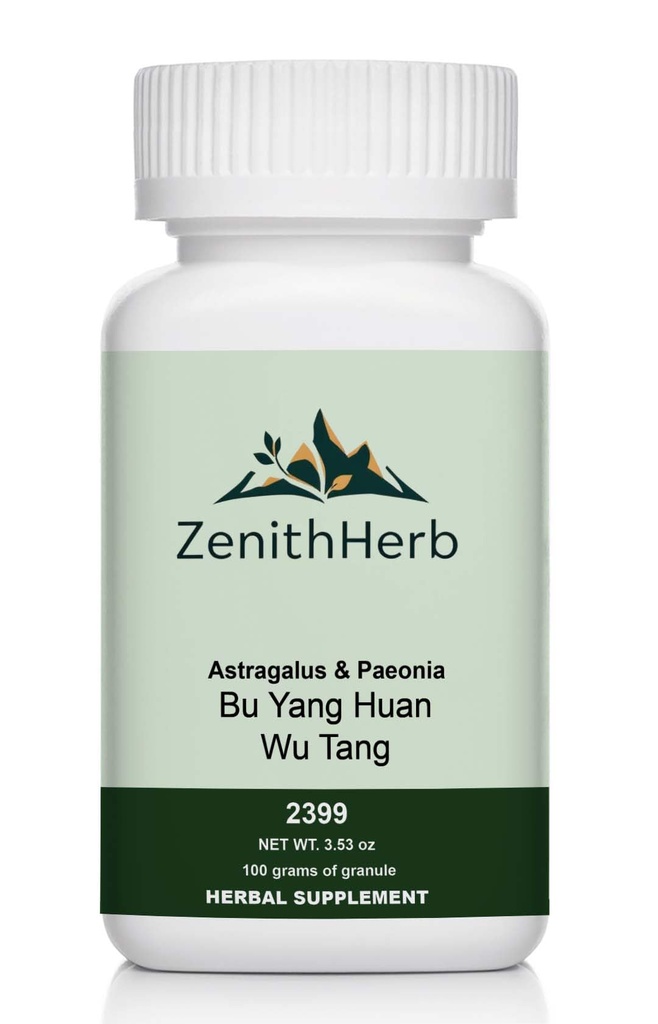 ZenithHerb-Bu Yang Huan Wu/Astragalus & Paeonia, Granule, 100 Grams/Bottle