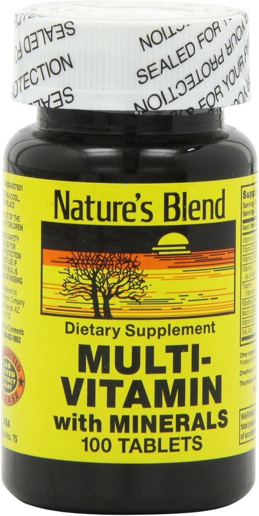 Blend NAT B MULTIVITAMIN &amp; MIN TB, surtido, 100 condes