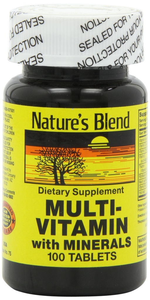 Blend NAT B MULTIVITAMIN &amp; MIN TB, surtido, 100 condes