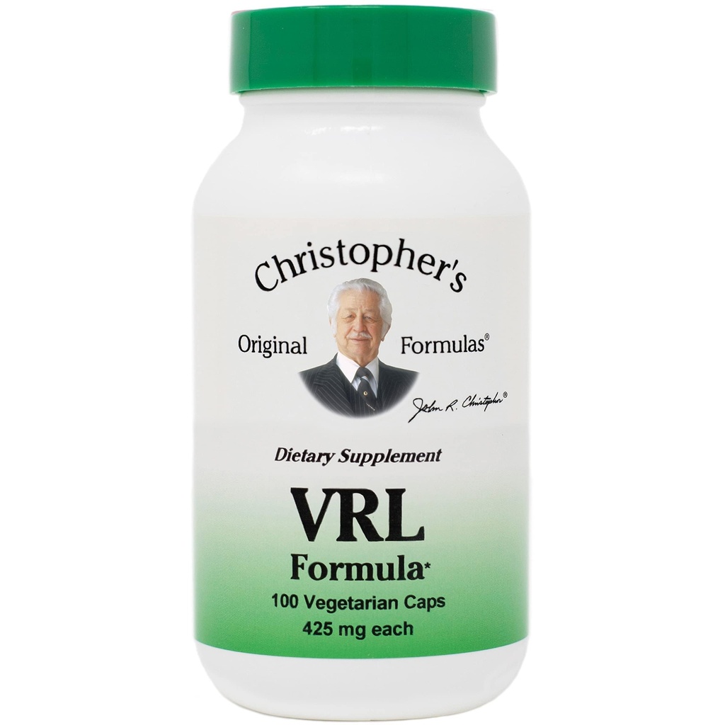 Christopher's Original Formulas VRL Formula, Natural Immune Support, 100 Vegetarian Capsules