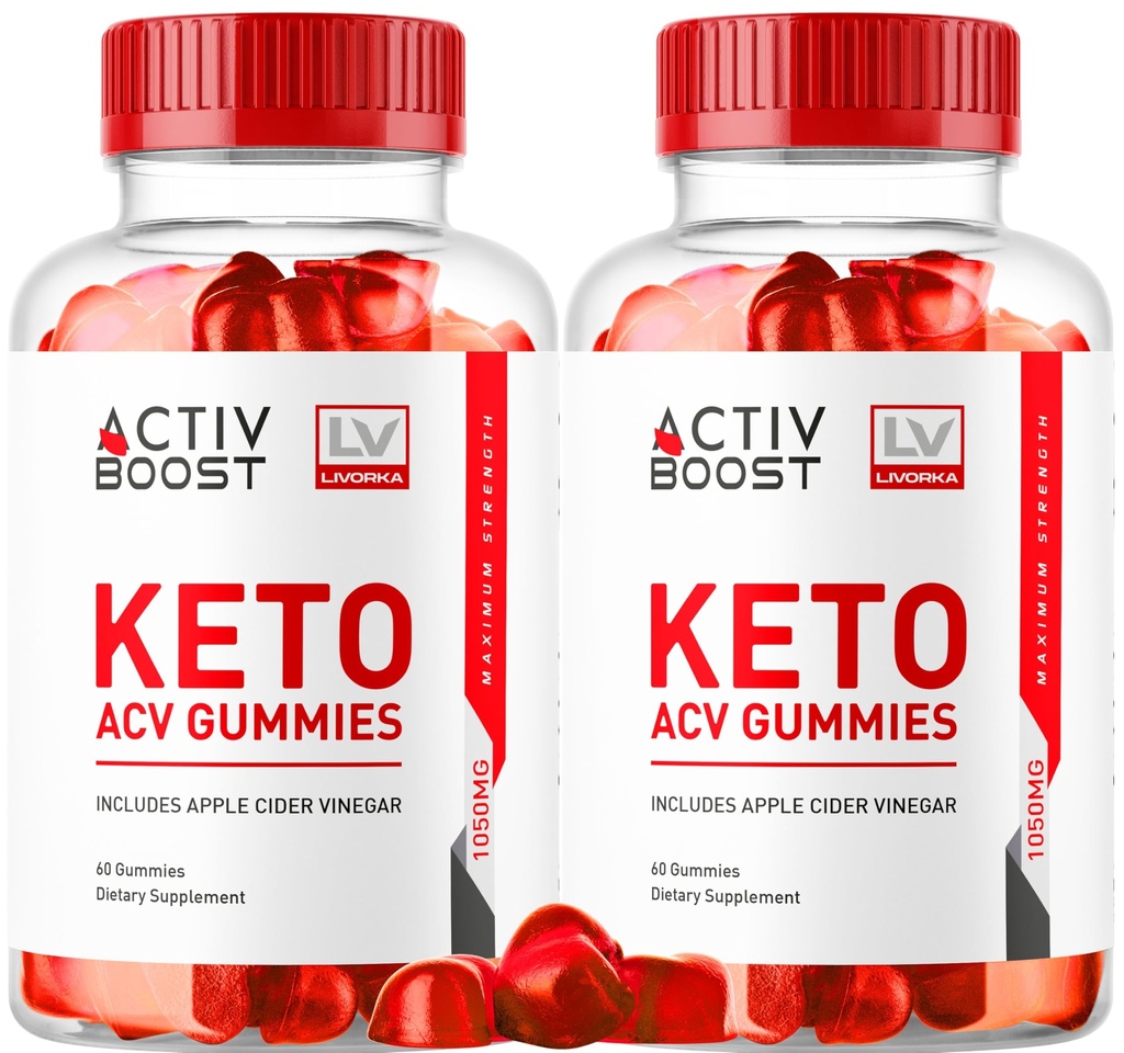 (2 Pack) ActivBoost Keto Gummies Advanced Formula, 120 Gummies for 2 Months