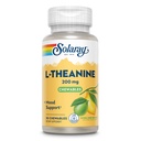SOLARAY L Theanine 200mg, Mood Support Suplemento con Vitamina B6 - Apoyo a la calma durante el estrés ocasional - Natural Lemon Lime Flavor - Garantía de 60 días, Lab Verified - 30 Servimientos, 30 Chewables